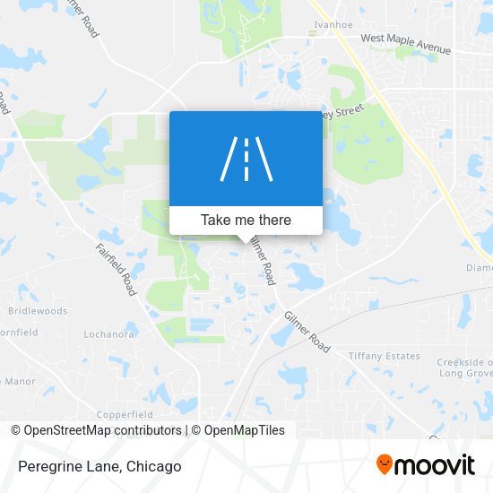 Mapa de Peregrine Lane