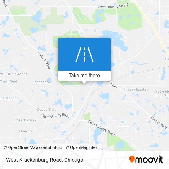 Mapa de West Kruckenburg Road