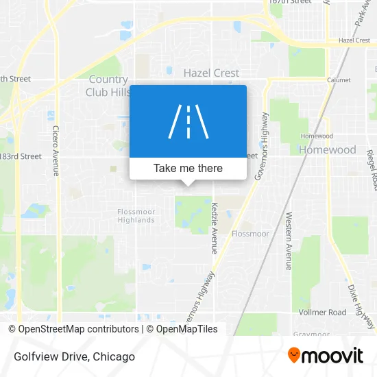 Golfview Drive map
