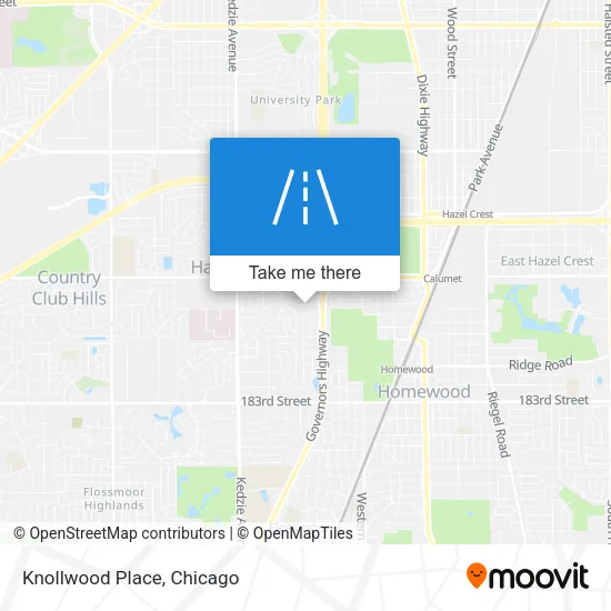Knollwood Place map