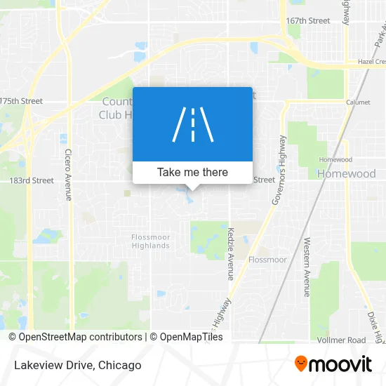 Lakeview Drive map