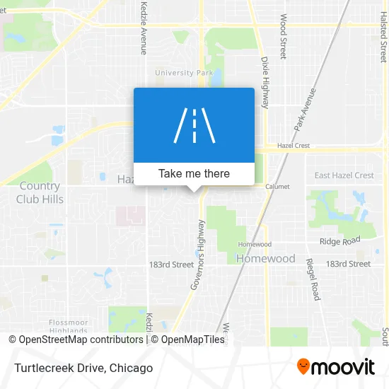 Turtlecreek Drive map