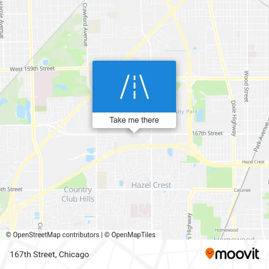 167th Street map