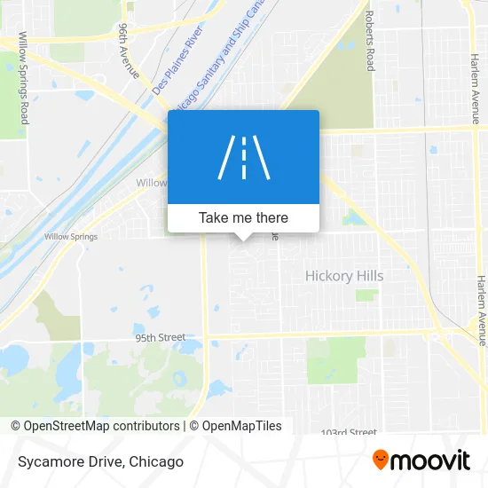 Sycamore Drive map
