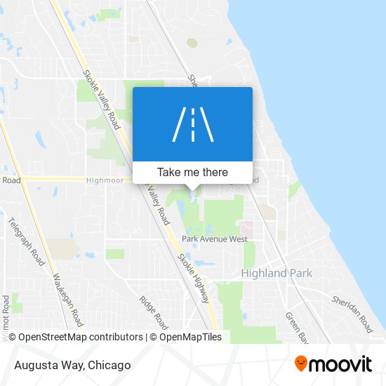 Augusta Way map