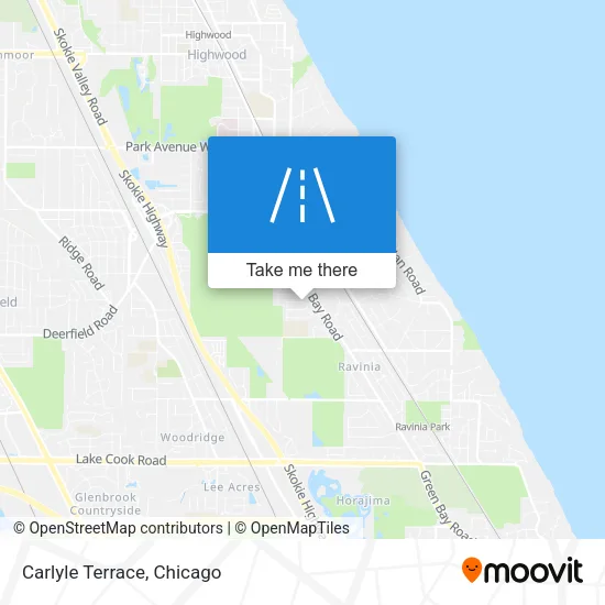 Carlyle Terrace map