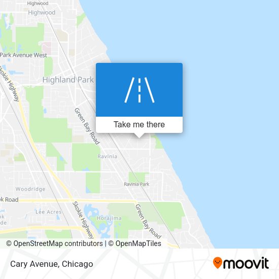 Mapa de Cary Avenue