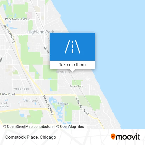 Comstock Place map