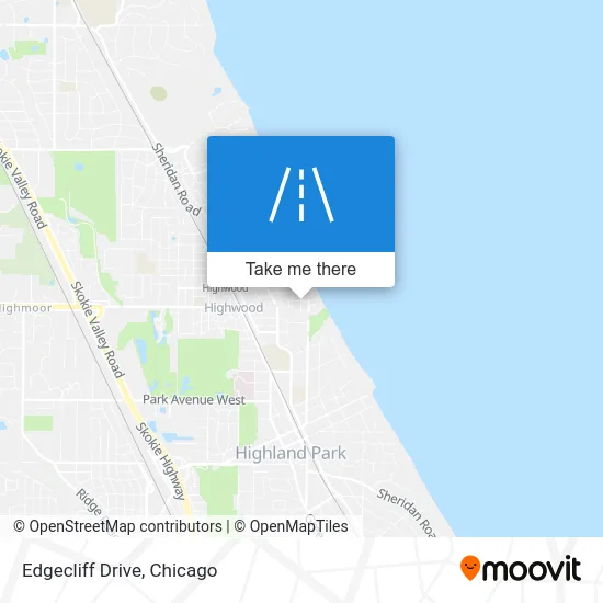 Edgecliff Drive map