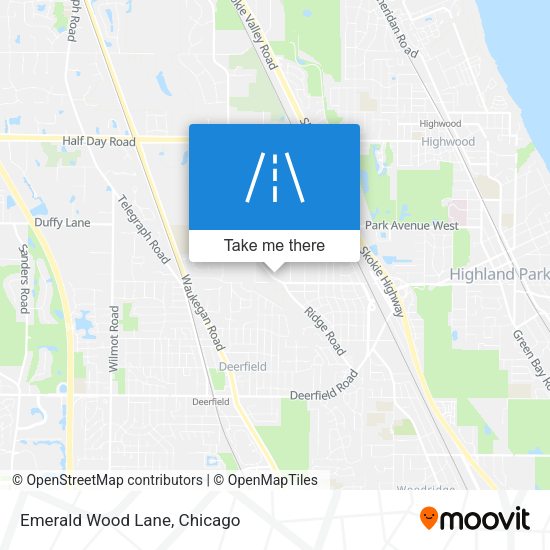 Mapa de Emerald Wood Lane