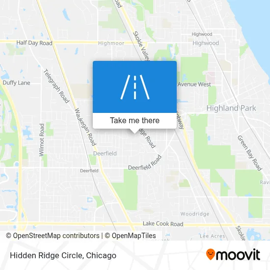 Hidden Ridge Circle map