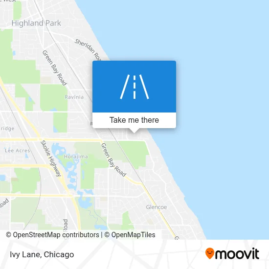 Ivy Lane map