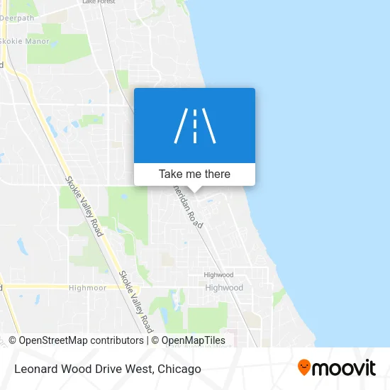 Leonard Wood Drive West map