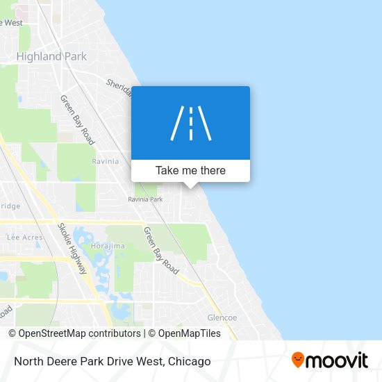 Mapa de North Deere Park Drive West