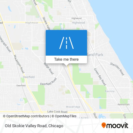 Mapa de Old Skokie Valley Road