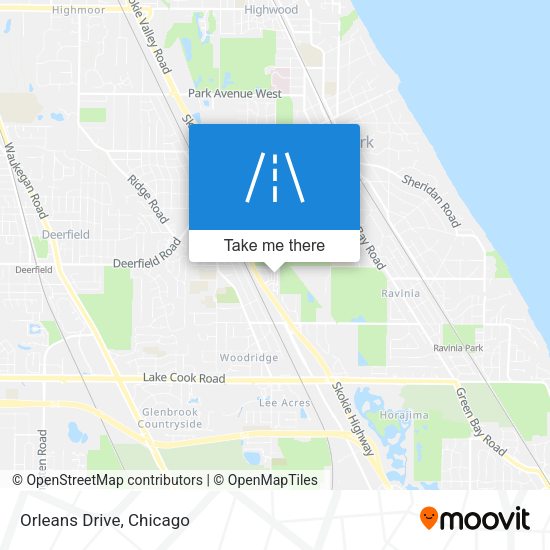 Mapa de Orleans Drive