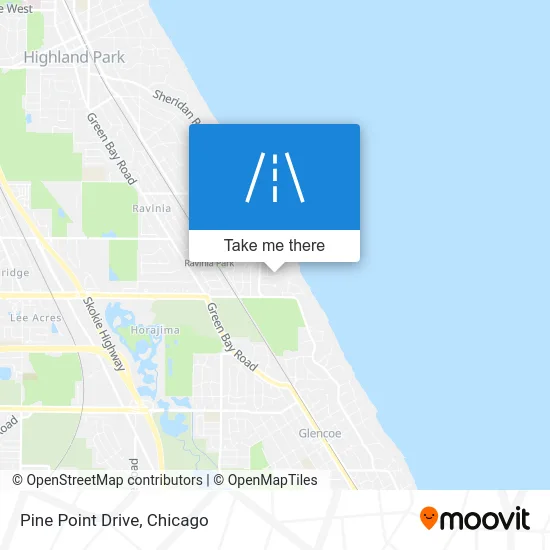 Pine Point Drive map