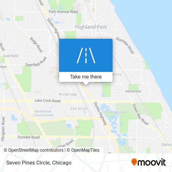 Mapa de Seven Pines Circle