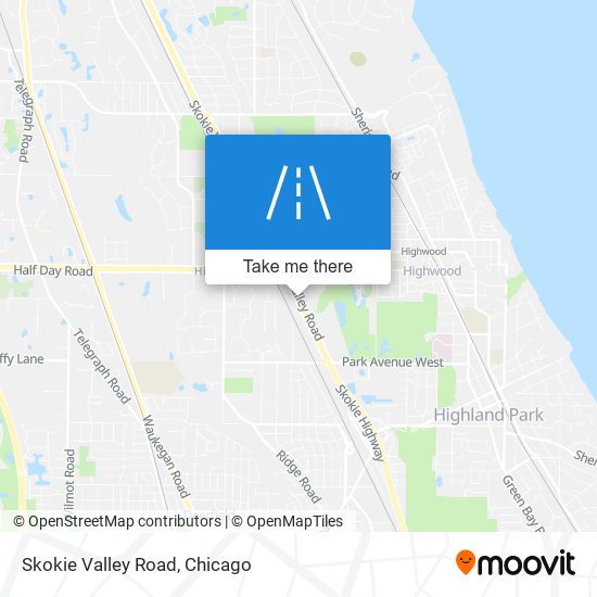 Mapa de Skokie Valley Road