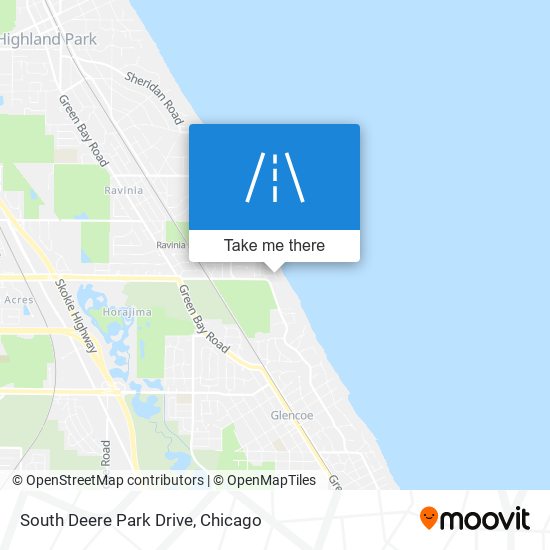 Mapa de South Deere Park Drive