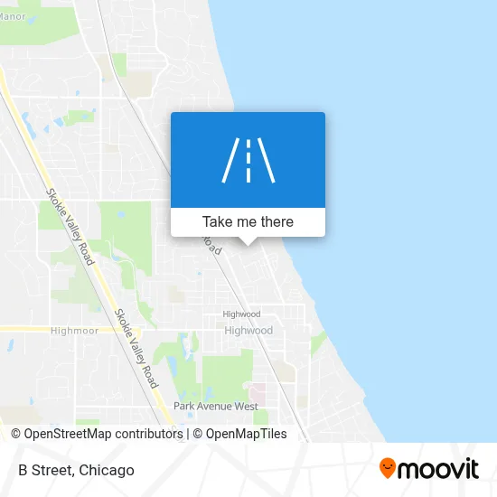 B Street map