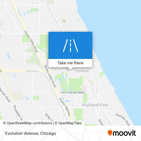 Evolution Avenue map