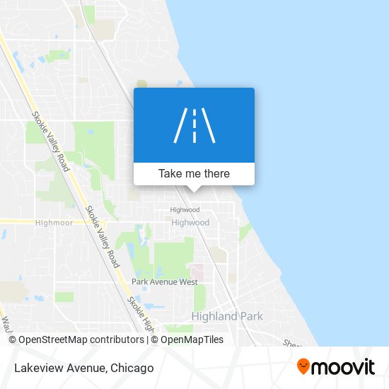Lakeview Avenue map
