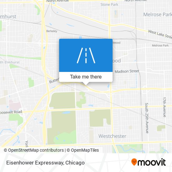 Eisenhower Expressway map