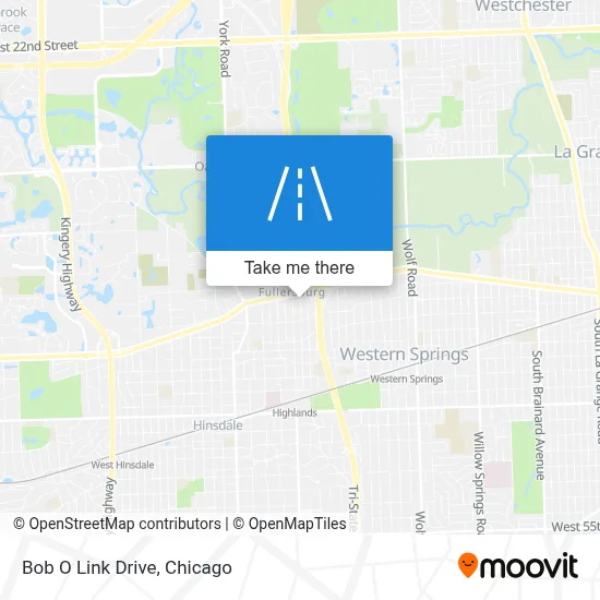 Bob O Link Drive map