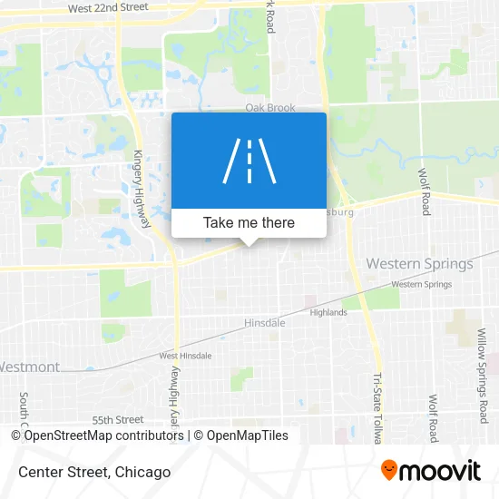 Center Street map