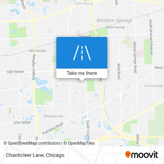 Chanticleer Lane map