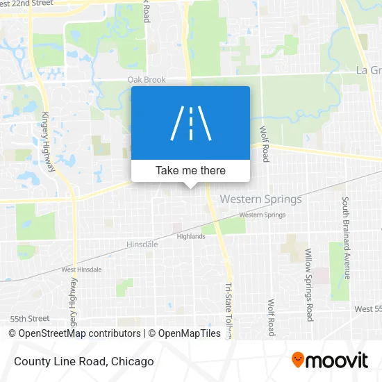 County Line Road map
