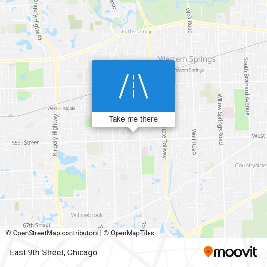 Mapa de East 9th Street