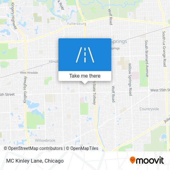 MC Kinley Lane map