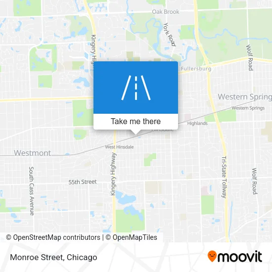 Monroe Street map