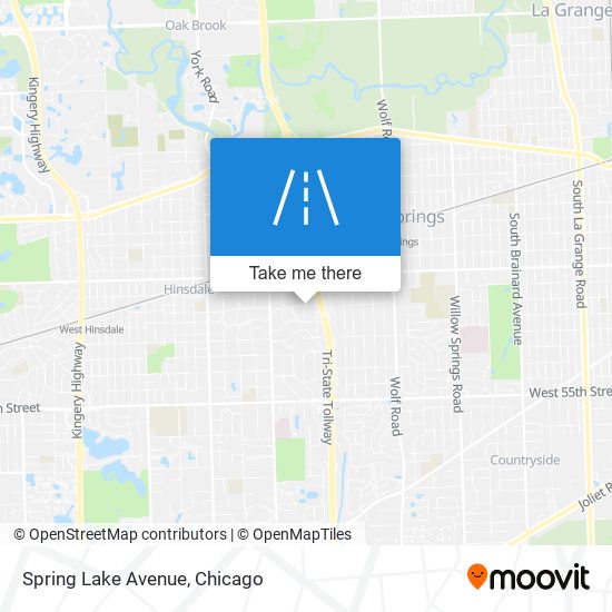 Spring Lake Avenue map
