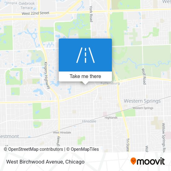Mapa de West Birchwood Avenue