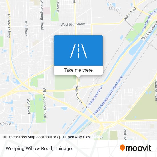 Mapa de Weeping Willow Road