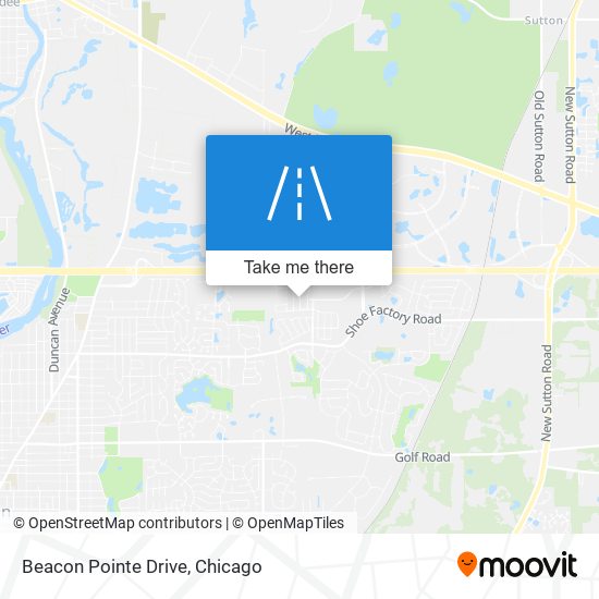 Beacon Pointe Drive map