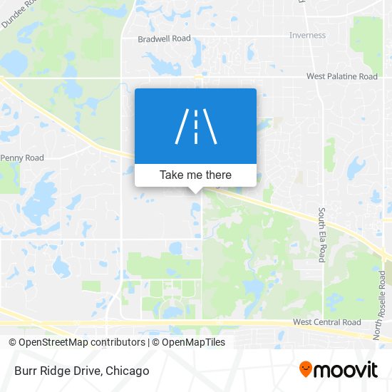Burr Ridge Drive map