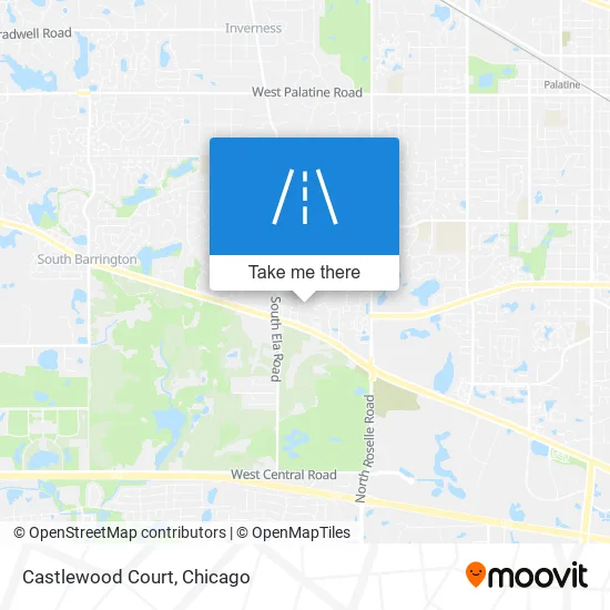 Mapa de Castlewood Court