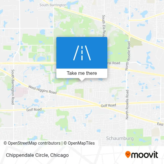 Chippendale Circle map