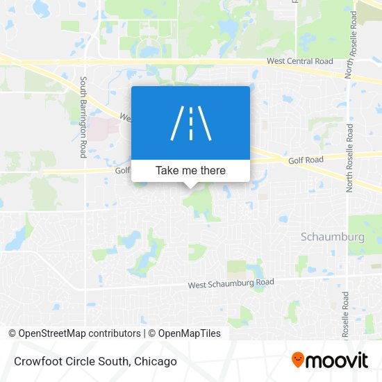 Crowfoot Circle South map