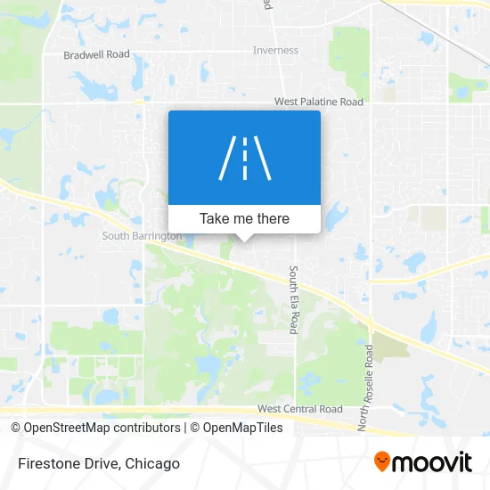 Firestone Drive map