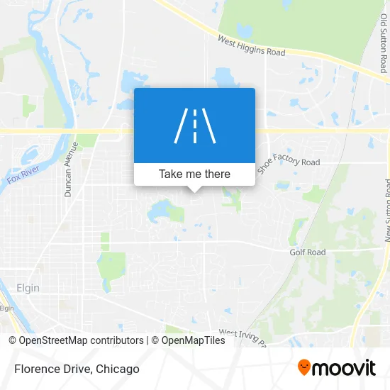 Florence Drive map