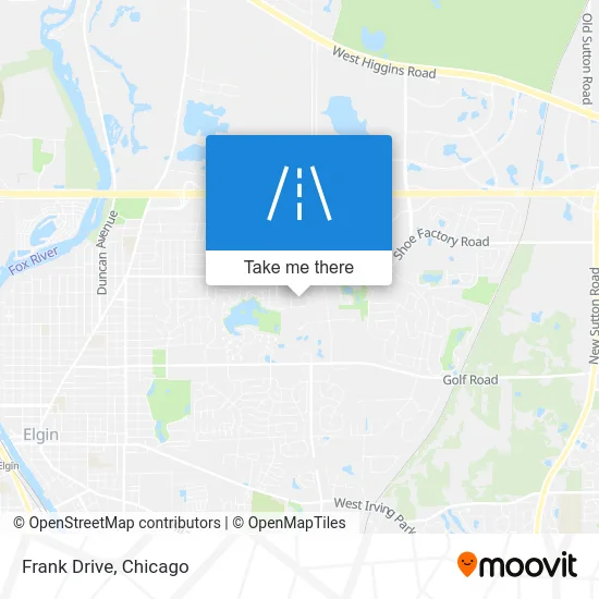 Frank Drive map