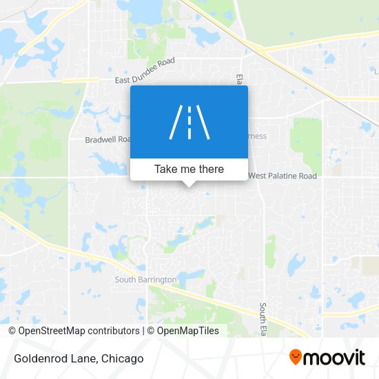 Mapa de Goldenrod Lane