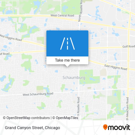 Mapa de Grand Canyon Street