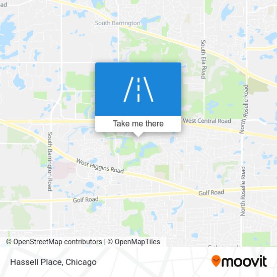 Mapa de Hassell Place
