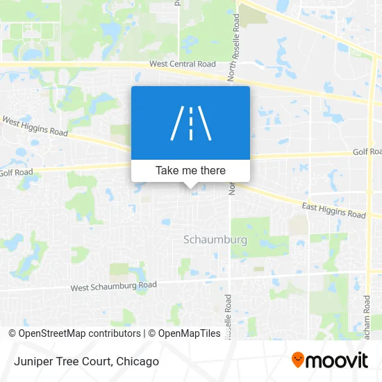 Juniper Tree Court map